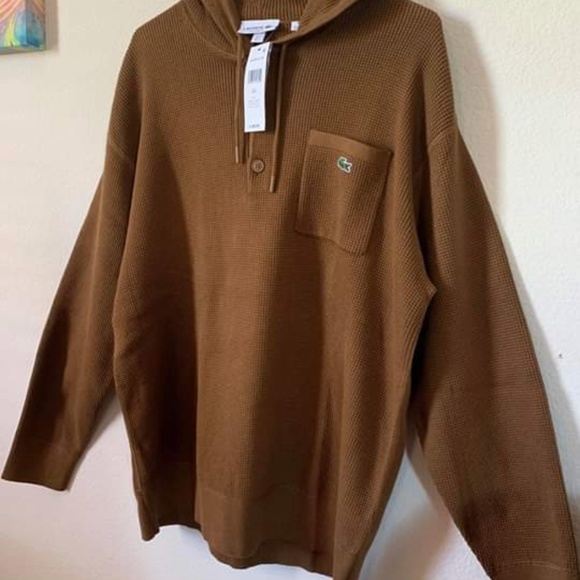 Lacoste Men's Long Sleeve Francy Stitch
